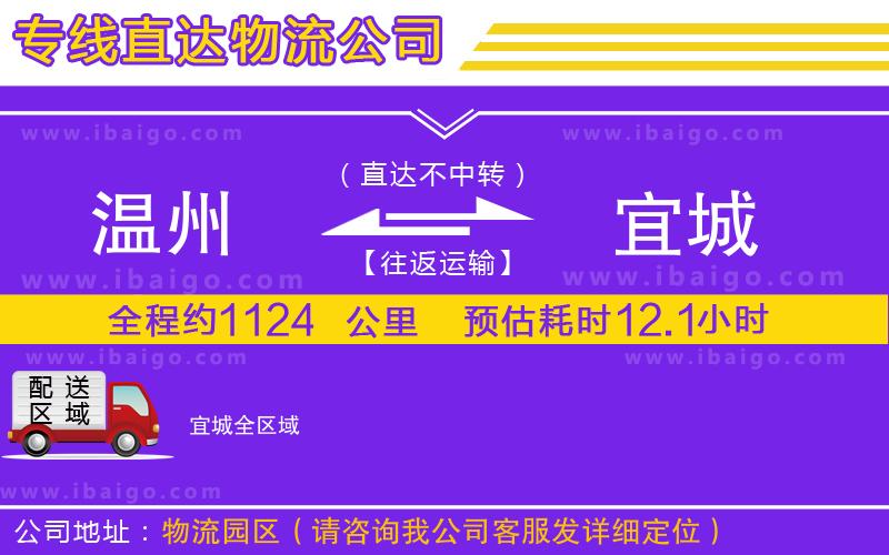 溫州到宜城物流專(zhuān)線