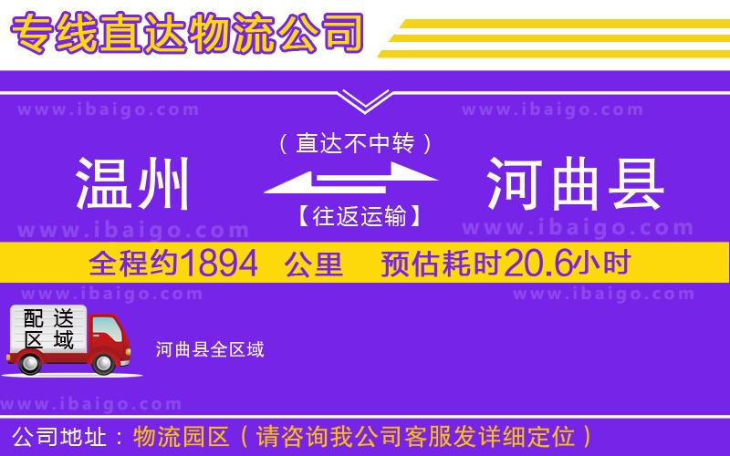 溫州到河曲縣貨運(yùn)